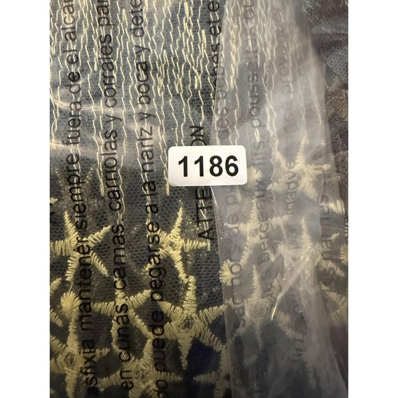 Sundance Boho Maxi‎ Dress 4 Moonlit Meadows Indie Embroidered Mesh Sheer NWOT - Picture 11 of 11